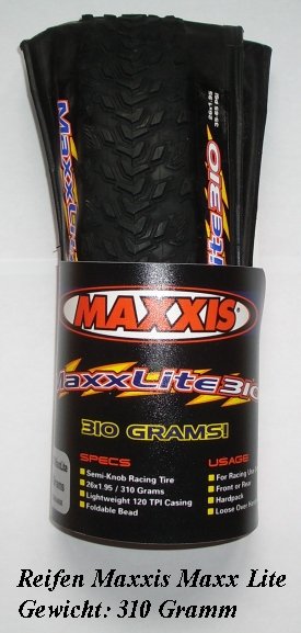 Reifen Maxxis Maxx Lite 310